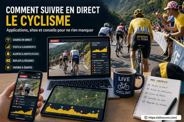 Comment suivre en direct le cyclisme : applications, sites et conseils ?
