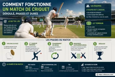 Comment fonctionne un match de criquet : déroulé, phases et durée ?