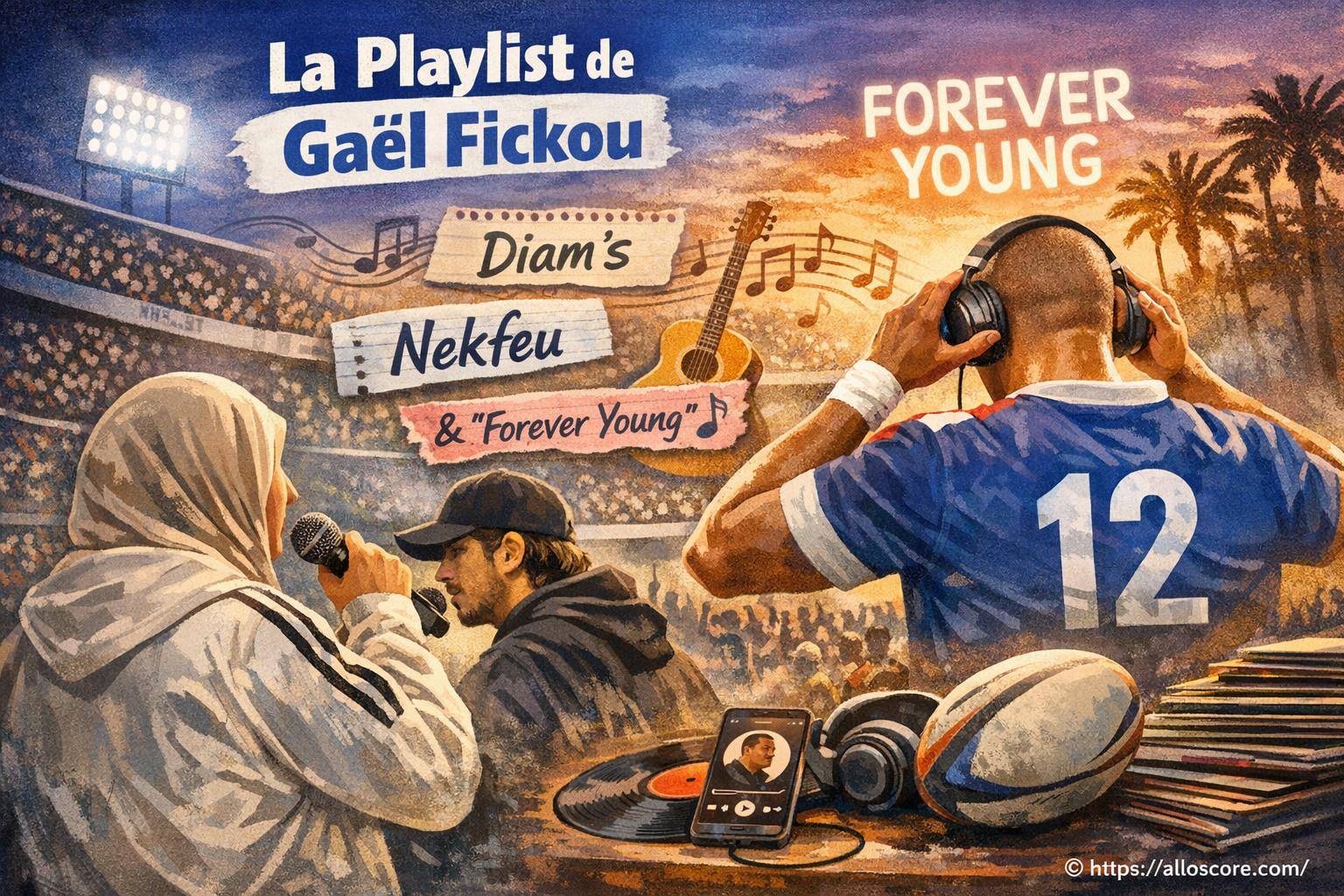 La playlist musicale de gaël fickou entre diam's et nekfeu