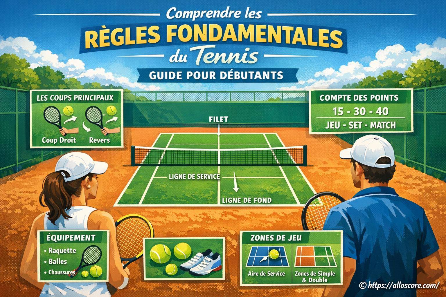 Connaissez-vous vraiment les règles essentielles du tennis pour débuter ?