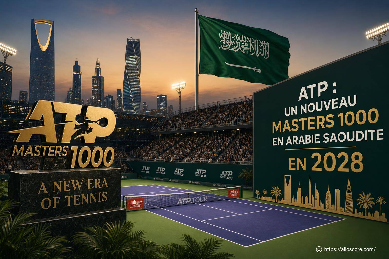 Un nouveau masters 1000 en arabie saoudite dès 2028 confirmé par l'atp